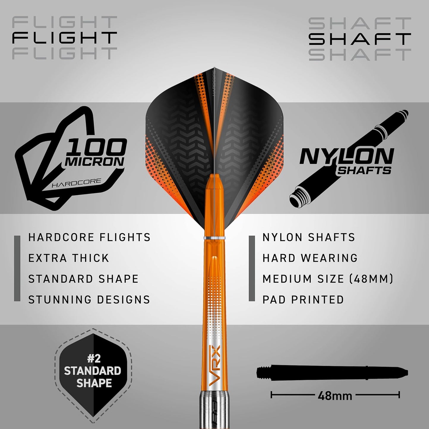 Amberjack 21G, 22G, 23G, 24G or 25G Tungsten Steel Tip Darts Set with Flights and Stems