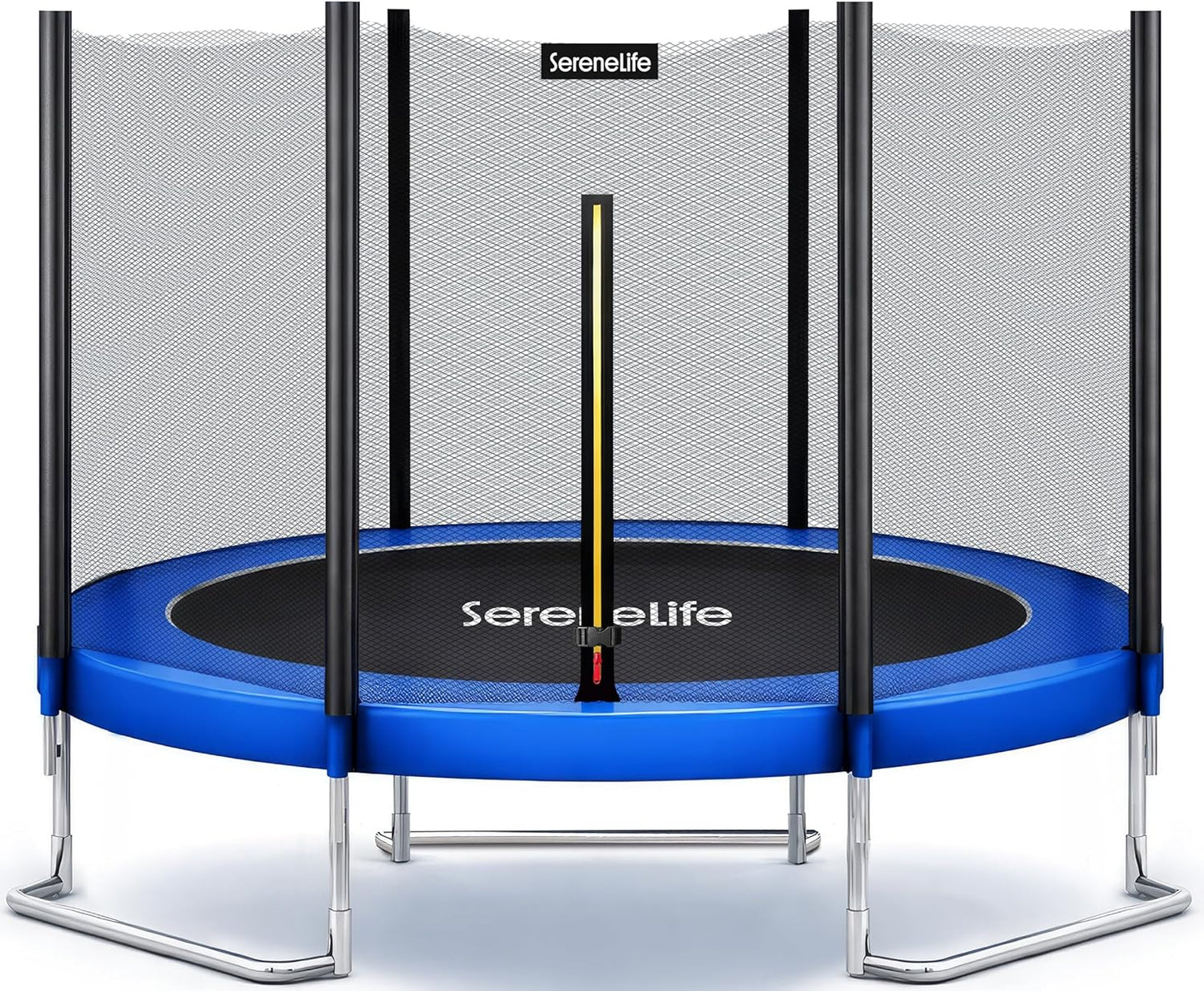 ASTM Approved Trampoline with Net Enclosure – Stable, Strong Kids and Adult Trampoline with Net – Outdoor Trampoline for Kids, Teens and Adults – Reinforced Kids, Blue,