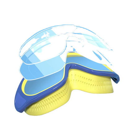 AquaChamp Kids Swim Set – Waterproof Anti-Fog Swimming Goggles & Cap with Protective Case
